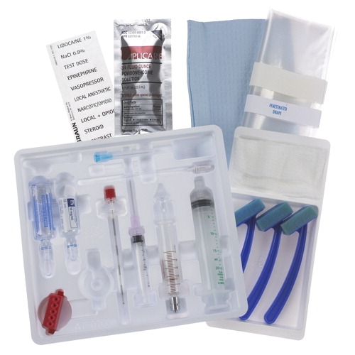 Tray Epidural Anesthesia Perifix® Single Shot Tuohy Schliff, Winged 18 Gauge 3-1/2 Inch (10/CS) by B Braun Medical, Inc.  ID 332251
